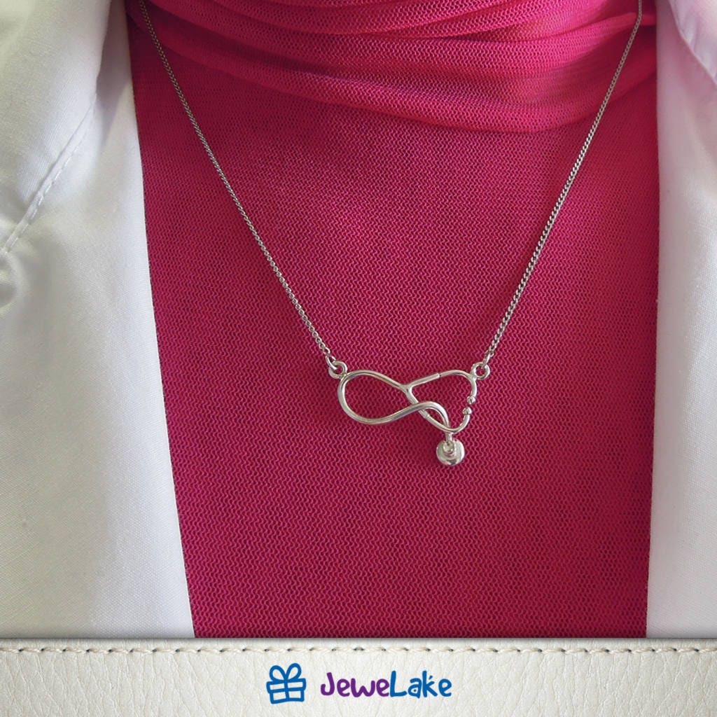 Gift for Nurse Stethoscope Necklace Medical Jewellery Gift for Etsy