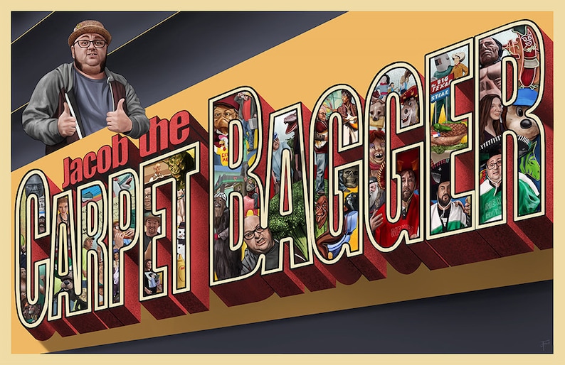 Adventures With Jacob the Carpetbagger Etsy