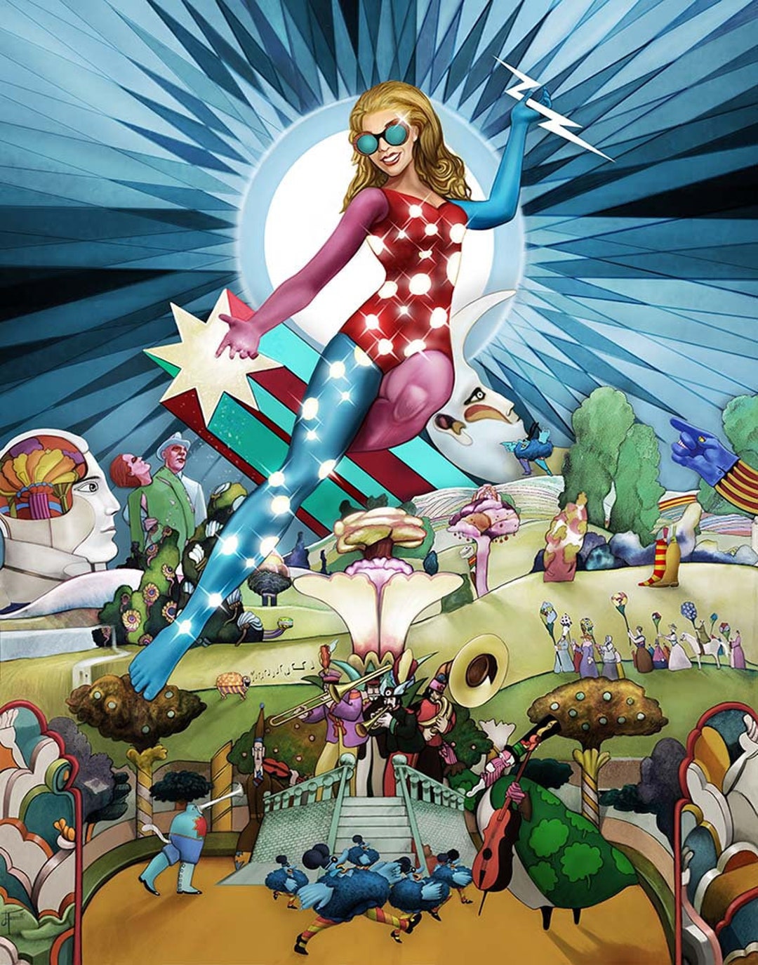 Lucy in the Skywith Diamonds. - Etsy