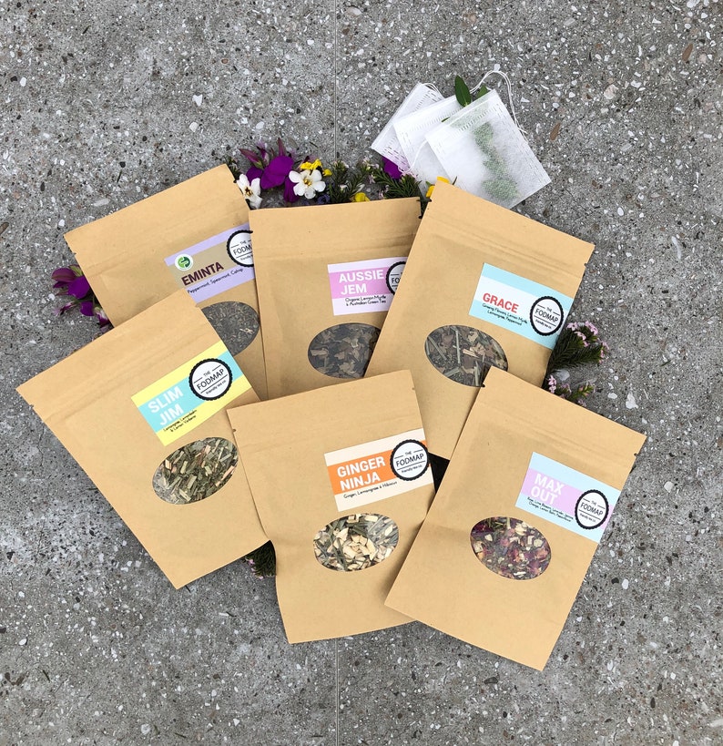 Loose leaf tea sampler gift set 6 blends of hand blended