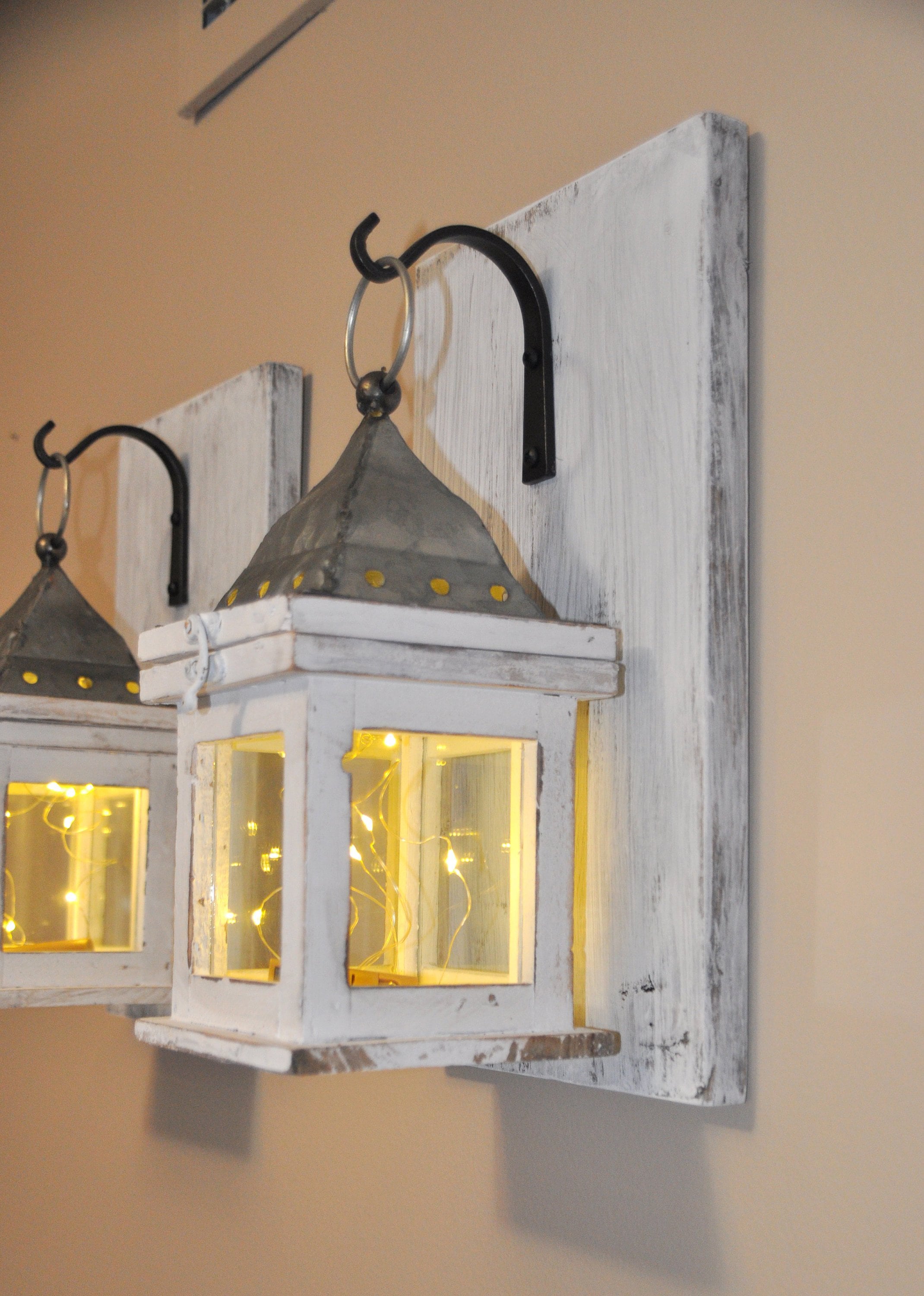 Rustic Home Decor, Farmhouse Decor, Hanging Lantern Sconce, White Lantern, Lantern Sconces, Wall Decor, Sconces, Sconce, Rustic Decor Rustic Home Decor, Farmhouse Decor, Hanging Lantern Sconce, White Lantern, Lantern Sconces, Wall Decor, Sconces, Sconce, Rustic Decor