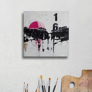 MY RAINBOW - Abstract kunstwerk / Origineel op MDF-plaat