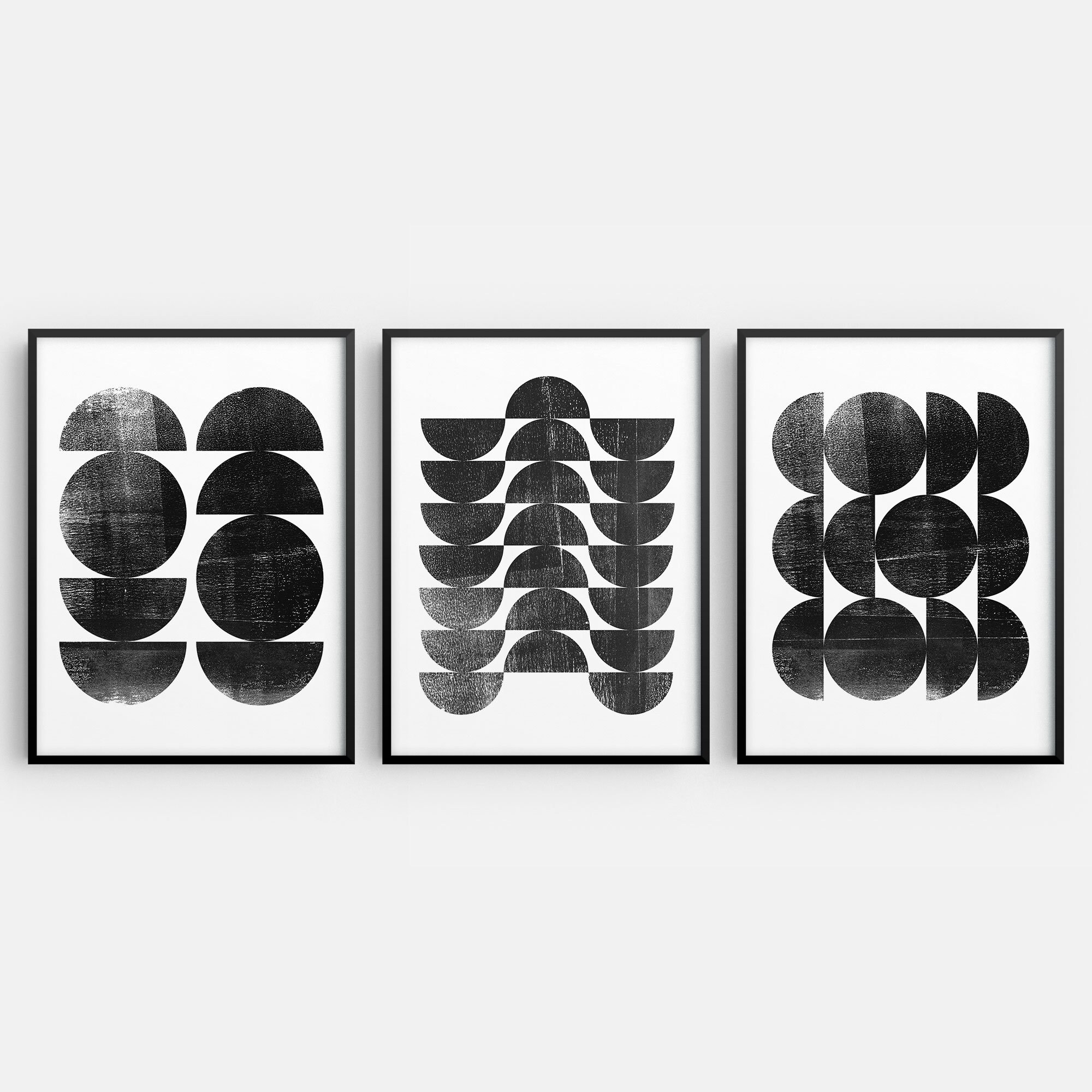 Mid Century Modern Sun Print Abstract Sun Wall Art Geometric Etsy