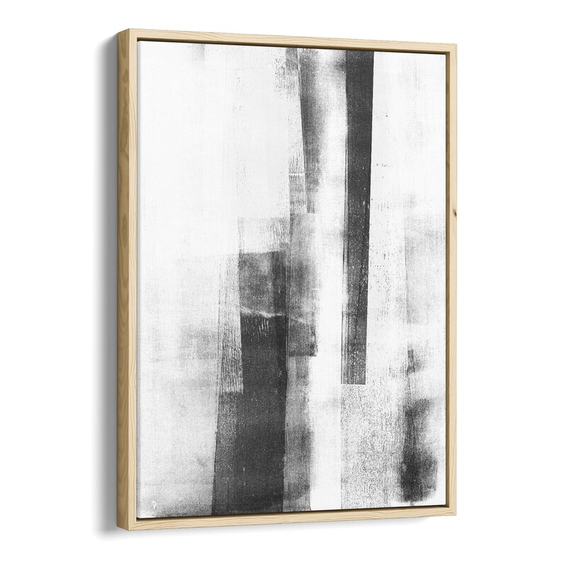 Black and White Modern Minimalist Industrial Abstract - Etsy