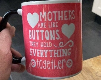 Moederdag idee! Htv geperste mok, keramiek, uniek, cute, love, kado voor mama, mothersday gift, sublimatie