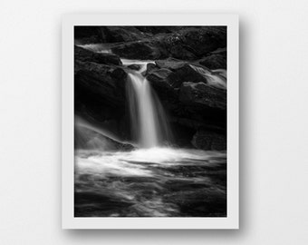 Waterfall Photograph Nature Scene Digital Download Print for Wall Art