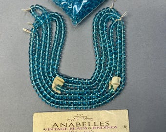 5mm Vintage beads, Jewelry making supplies. (300 pcs)
