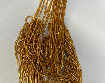 Bugle beads,#1, Crafts & embellishments, 12 strands.