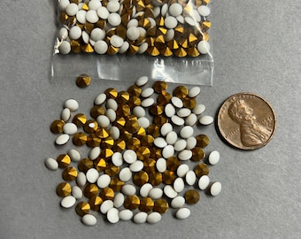 4.5mm pointed back cabochons, jewelry making. One Gross (144pcs)