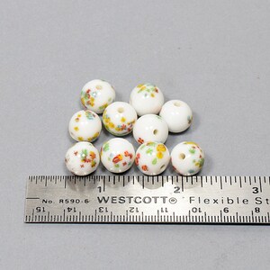Vintage Beads. NOS. 12mm. Handmade beads. Sold by lots of 12 pieces