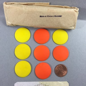 Vintage Cabochons. NOS. 25mm. Glass cabochons. Sold by lots of 12 pieces.