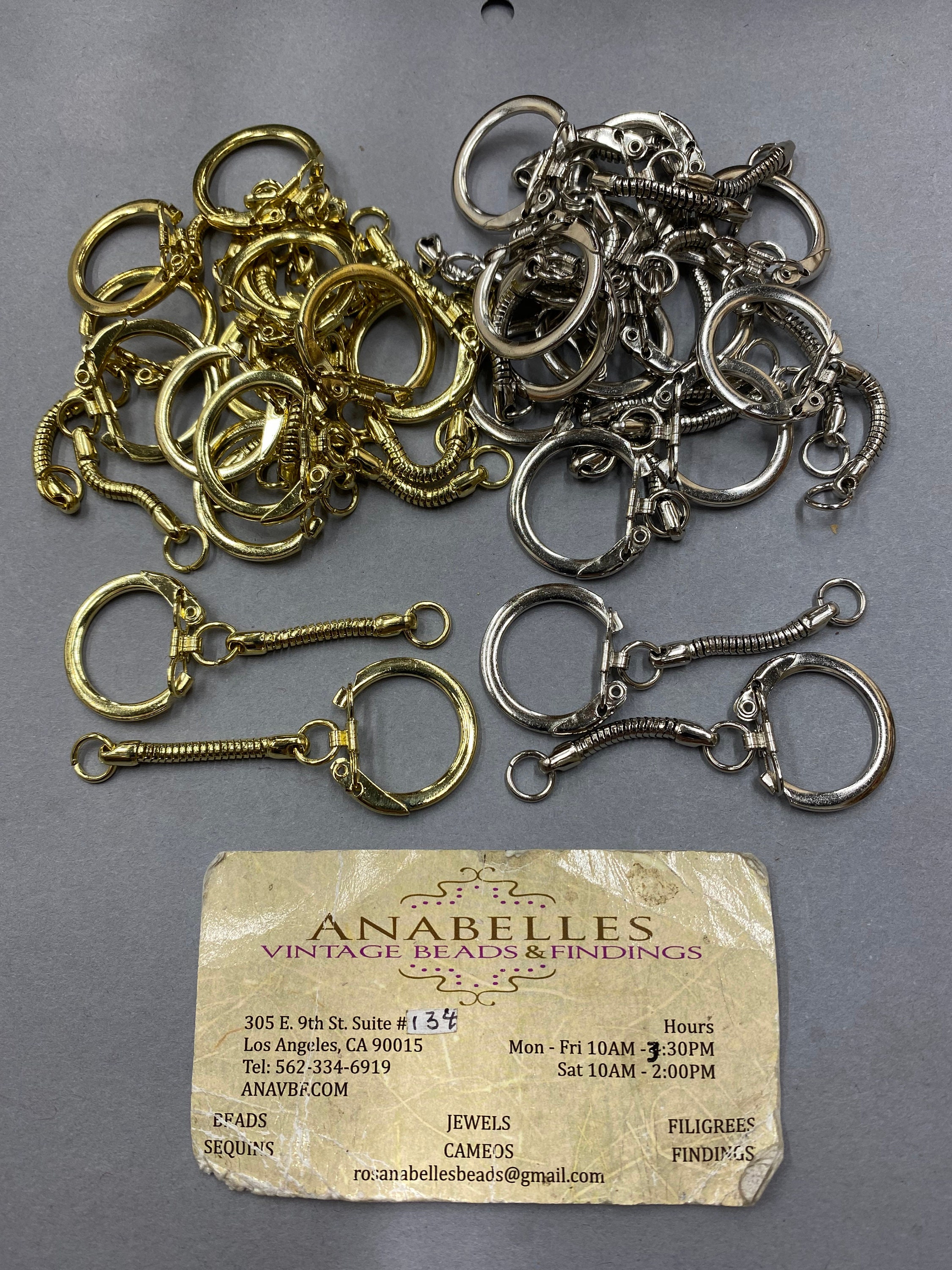 Metal Findings. Key Chains, Sold by Lots of 24 Pieces. - Etsy