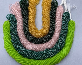 11/0 Cuentas de semillas, Arte y fabricación de joyas (12 hebras)