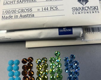 34-SS Austrian Rhinestones, decorations, Embellishments,(1 Gross)