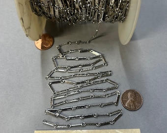 Vintage Bar chain, Jewelry making, (3 Ft.)