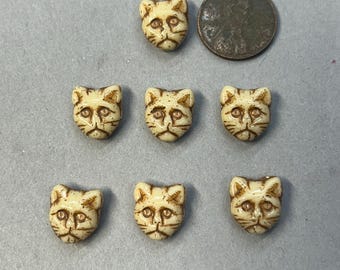 12mm Glass beads, Jewelry making, (6 pcs)