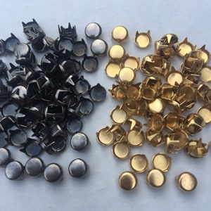 Flache Metall Ohrstecker, Schmuck & Kunst Akzente (100 Stück) #20 Bild 5
