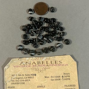 Vintage Cabochons. NOS. 8x6mm, Glass cabochons. Sold by lots of 36 pieces.