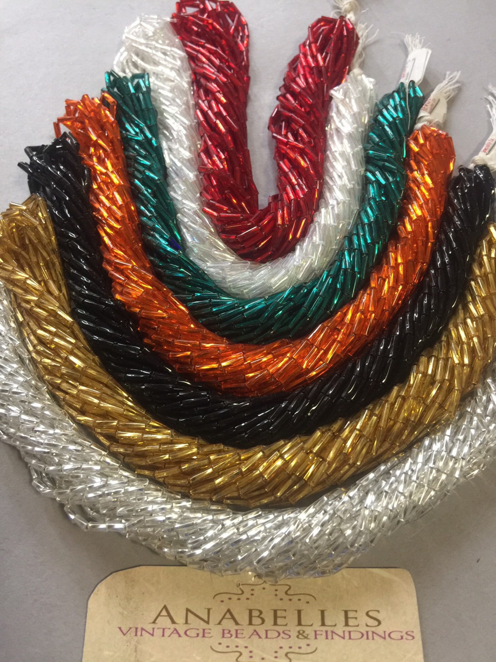 Bugle Beads 7x2mm 3 Twisted Bugle Bead. Sold by Bunch of Etsy