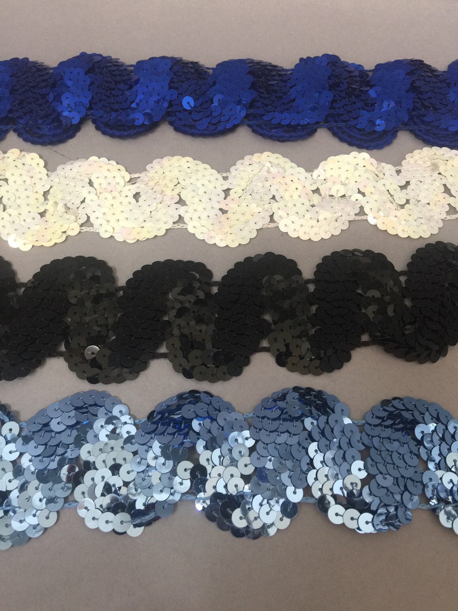 Sequin Trims. NOS. 2 Vintage Trims. Sold by Yard. Etsy