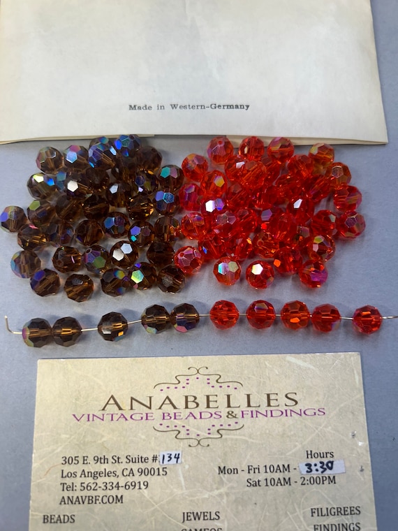 クリスタルビーズ 30個まとめ売り ビーズ 『アスフォークリスタル701 クリスタル 30mm