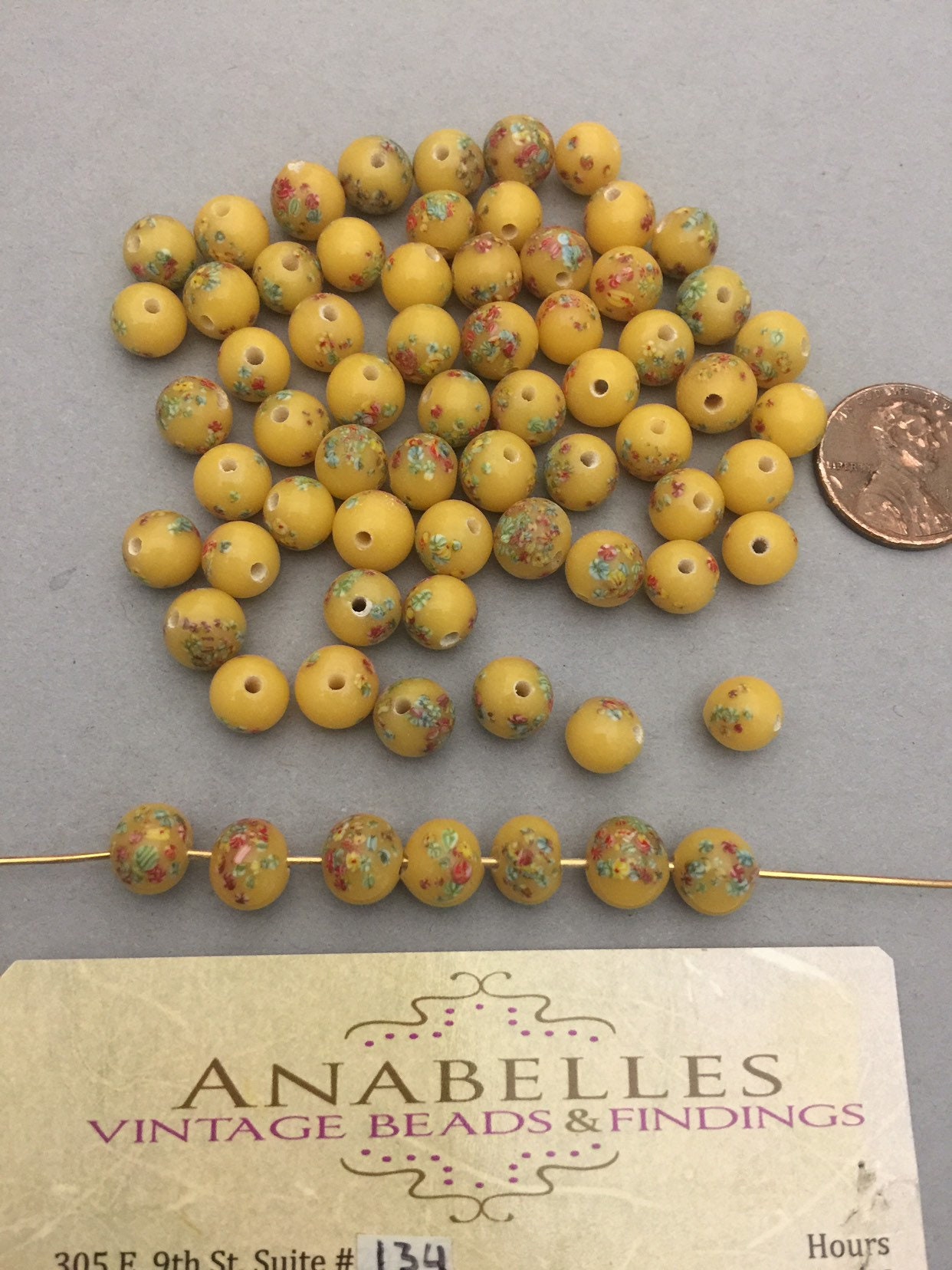 Japanese Beads. NOS. Lovely Handmade Vintage Beads. Sold by Etsy