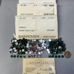 Vintage Crystals. NOS. 34-SS Art: 2000 Rhinestones. Sold by Lots of 144 ...