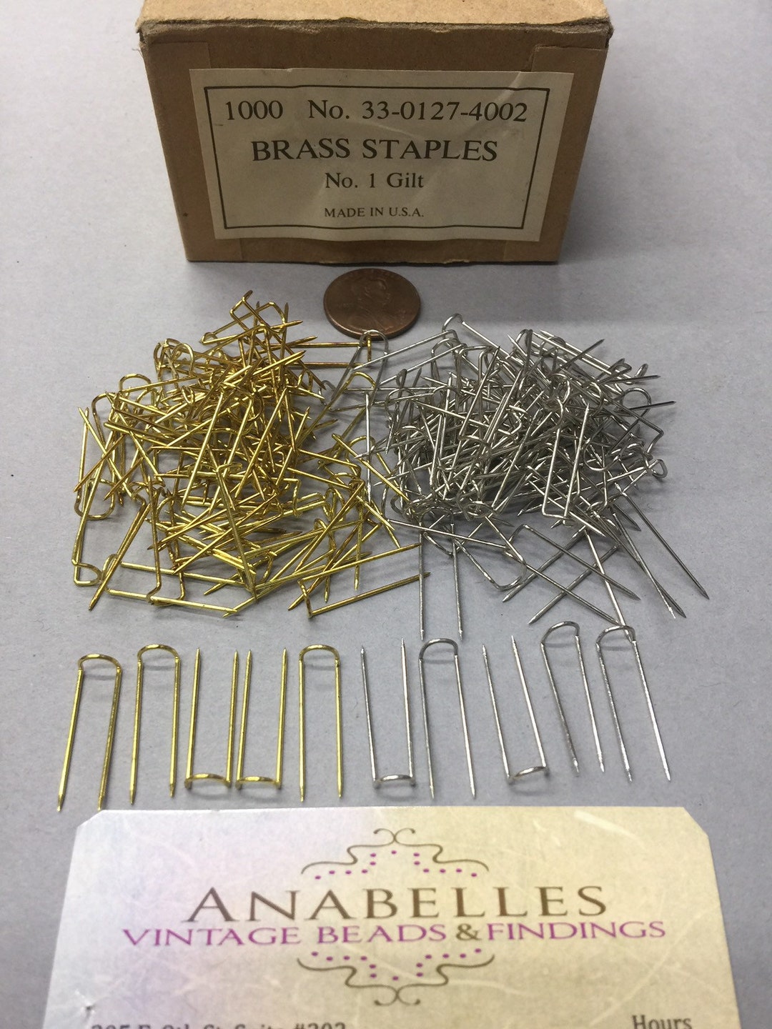 Minuteria Perni a U 21 x Venduti in lotti da 100