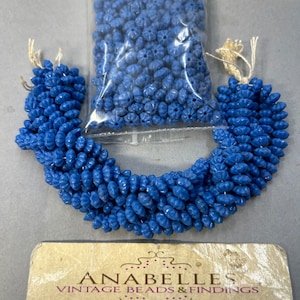 Vintage beads. NOS. 6x3mm. Czech beads. Sold by lots of 300 pieces.