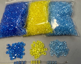 6x3mm plastic Rondells, Jewelry making supplies,(1000 pcs)