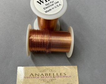 Wire. NOS. 28 Gauge copper wire. sold by spool.