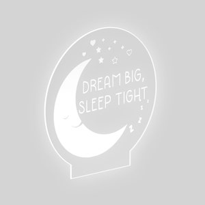 Engraved Acrylic Piece for LED Colour Changing Lamp