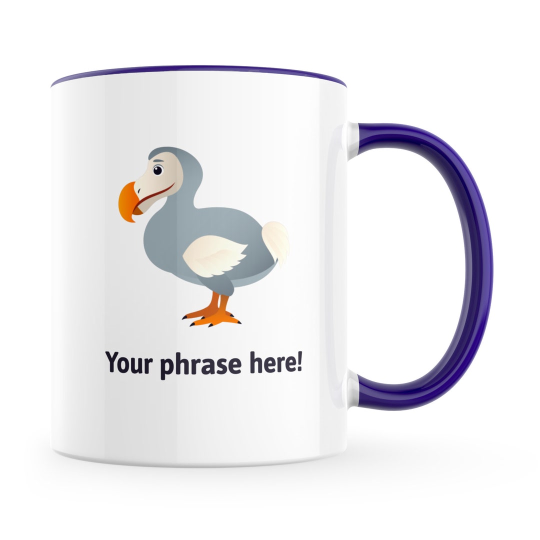 Personalised Emoji Mug Featuring Dodo Emoji - Etsy
