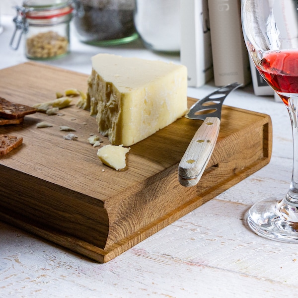 Solid Oak Chopping Board - Book Design