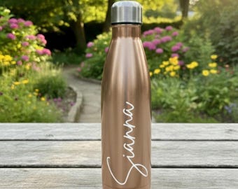 Personalised Flask/Water Bottle - Name Design
