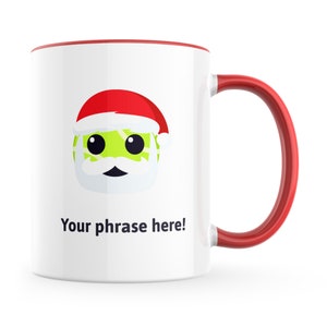 Personalised 11oz Emoji Mug featuring tennismoji 5272 emoji