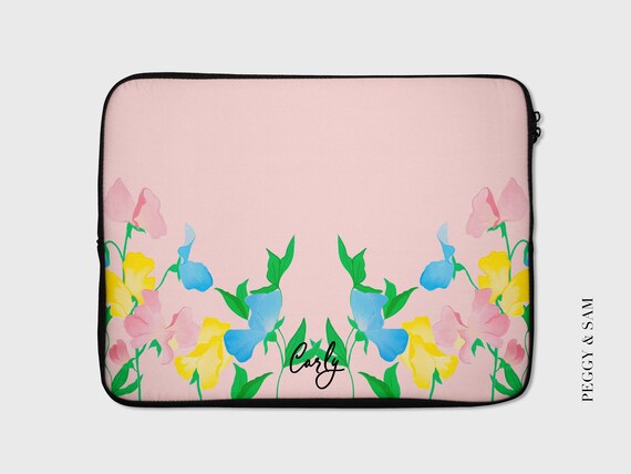 floral laptop bag