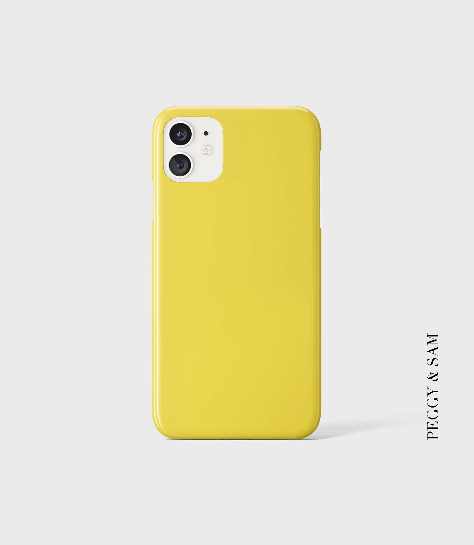 Illuminating Yellow Phone Case Block Colour iPhone 12 Etsy