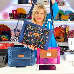 Midi Crossbody Bag PDF Sewing Pattern & Video Tutorial. Bag Sewing ...
