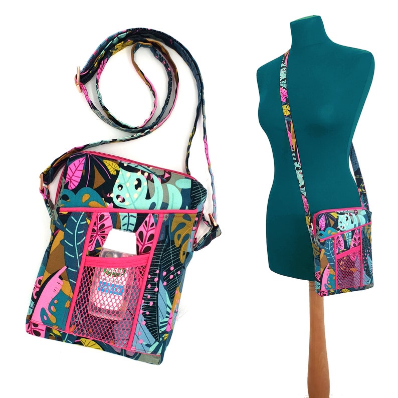 The Pixie Crossbody PDF Sewing Pattern. Bag sewing pattern. Zip pouch pattern. Purse pattern. image 2