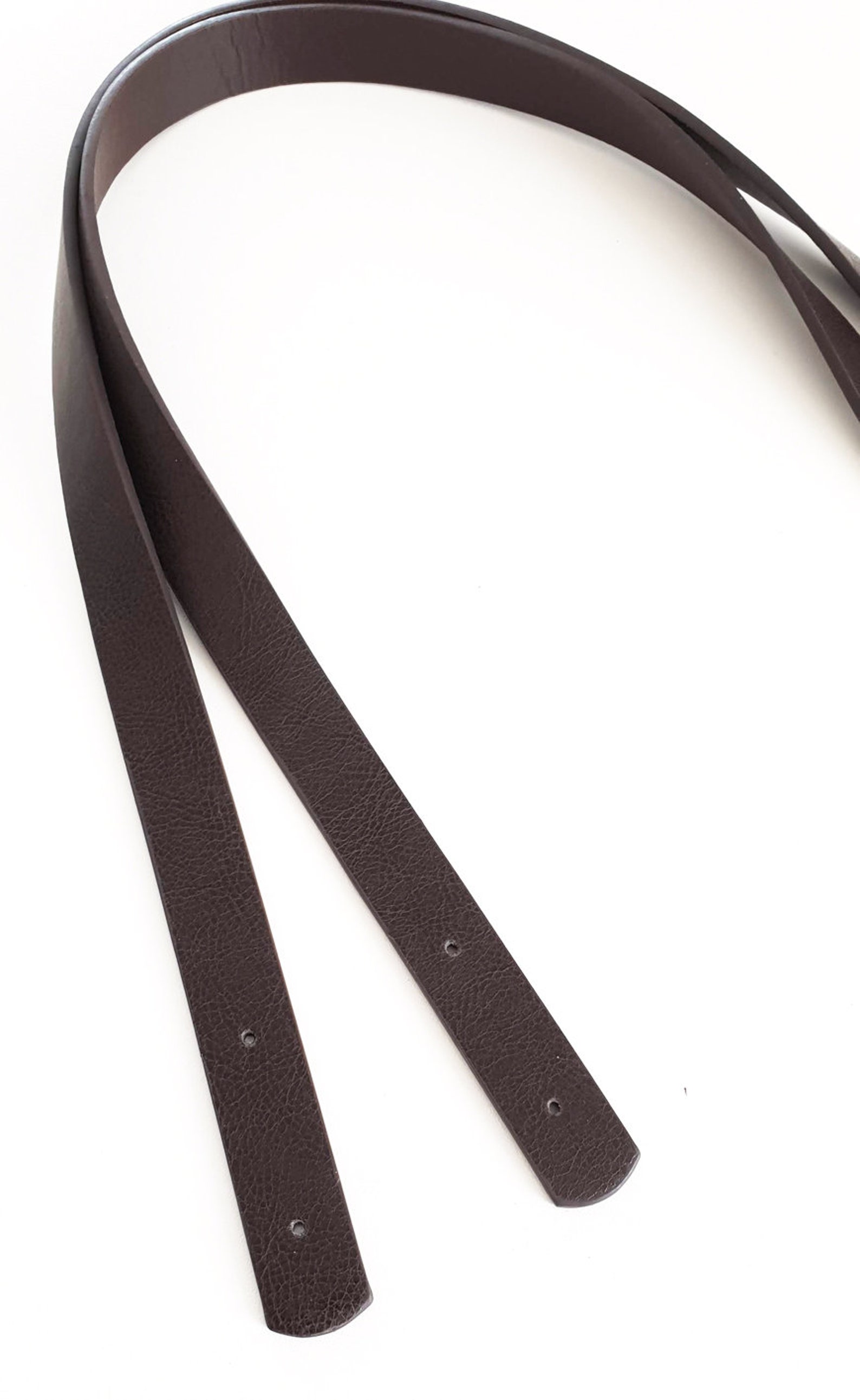 26 PU Leather Bag Handles. One Pair. Dark Coffee. Etsy UK