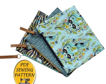 Pencil case for ring binder. PDF pattern. Instant download PDF