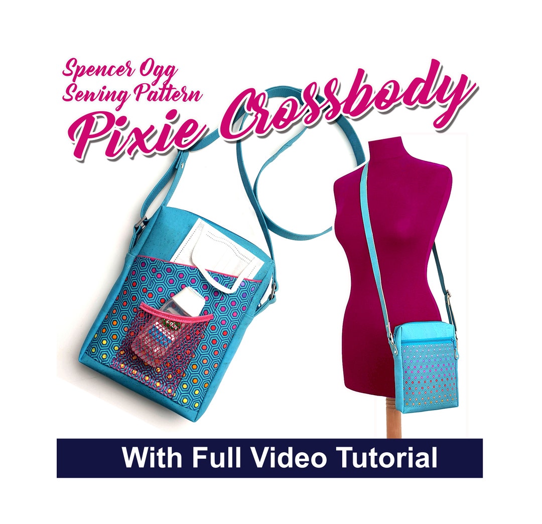 The Mighty Mini Crossbody Phone Bag PDF Sewing Pattern & Video