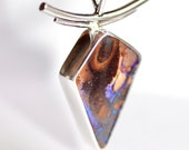 Australian boulder opal necklace