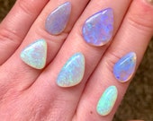 Australian crystal opal ring. Custom made opal ring. Australian crystal Opal