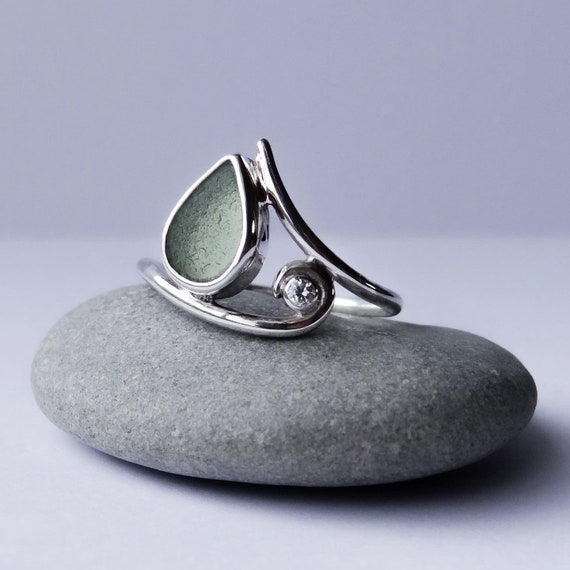 wave inspired ring