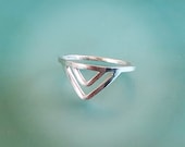 Aztec geometric stacking ring.