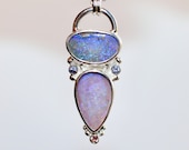 Australian boulder and pipe Opal necklace