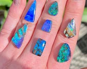 Australian boulder opal ring. Custom made opal ring or necklace
