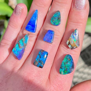 Australian boulder opal ring. Custom made opal ring or necklace